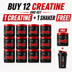 Claariva Creatine Monohydrate Pack Of 12