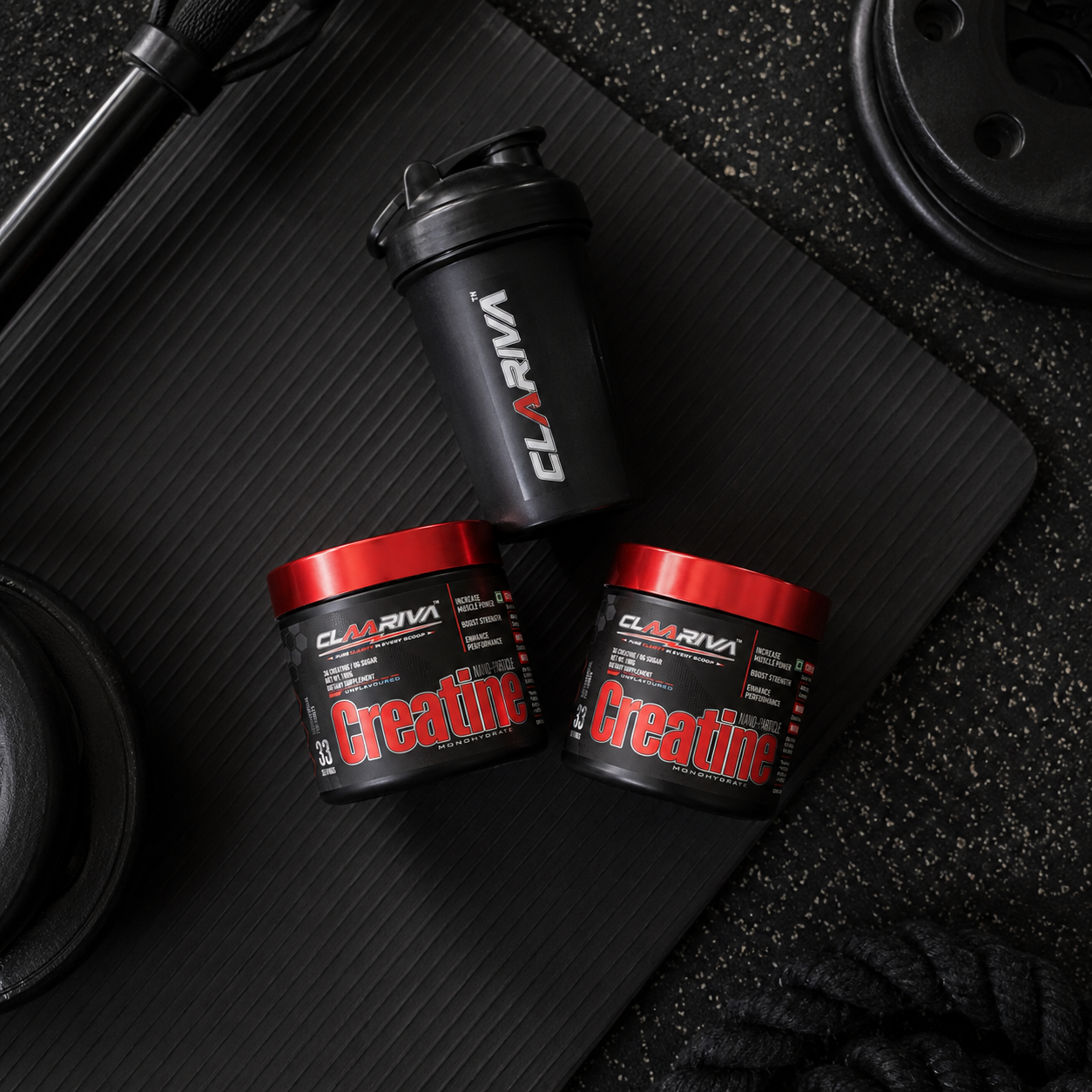 Claariva Creatine Monohydrate Pack Of 2